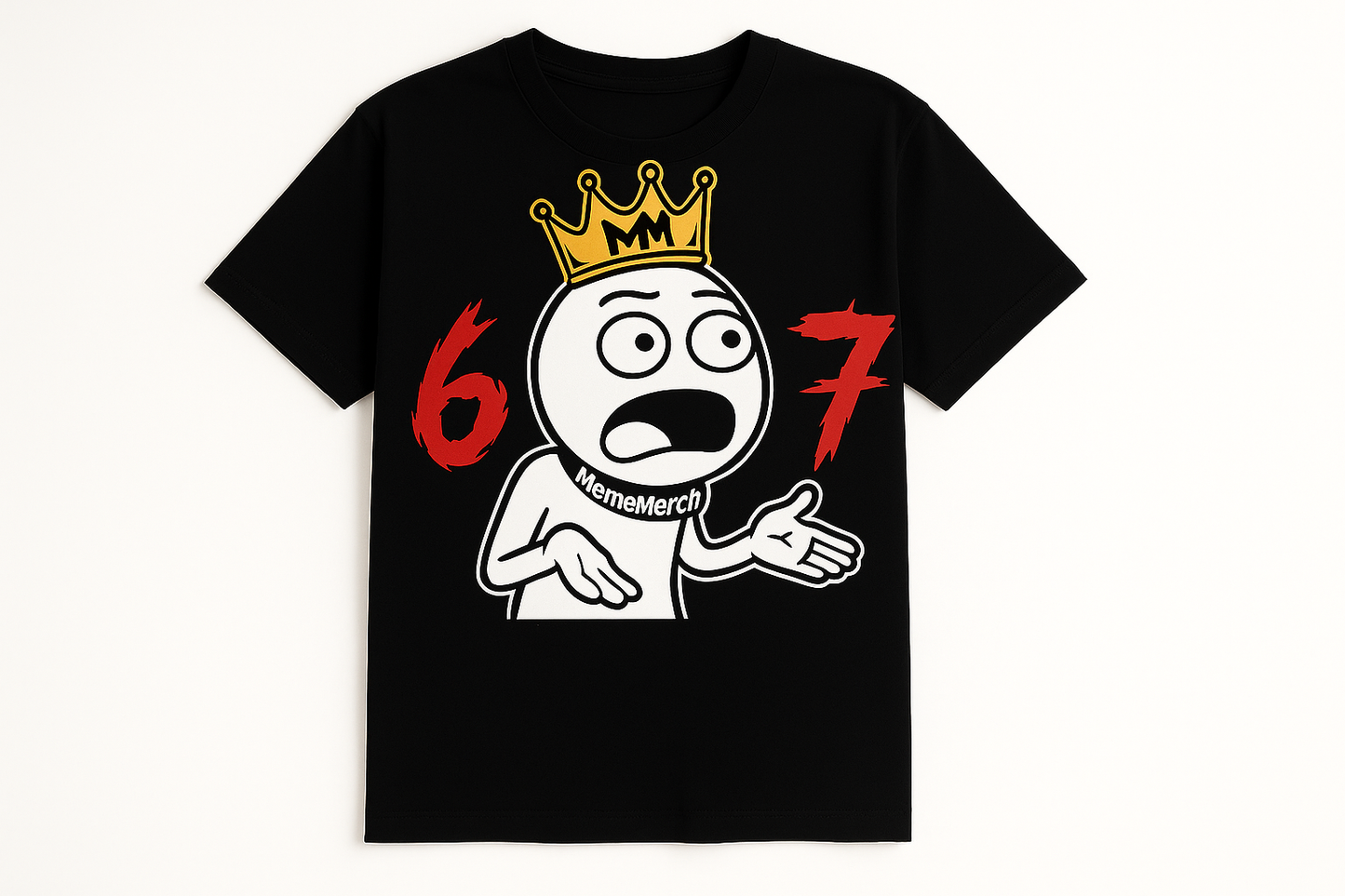 MemeMerch 67 Crown Edition T-Skjorte
